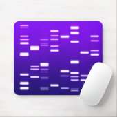 Tapis De Souris Code génétique ADN violet (Avec souris)