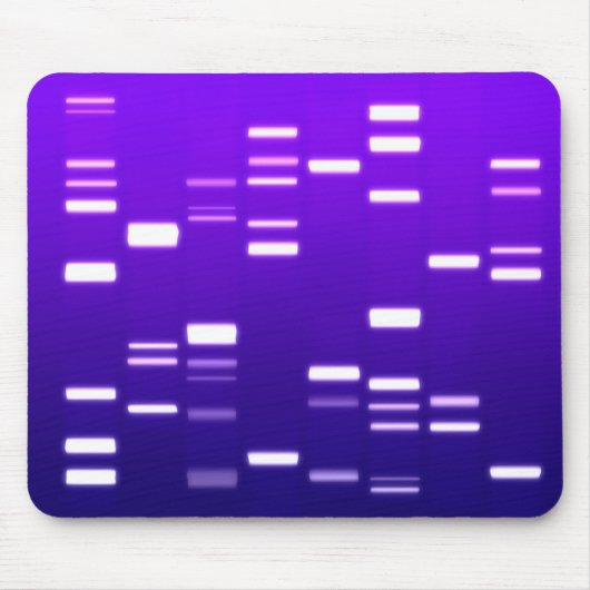 Tapis De Souris Code génétique ADN violet (Devant)