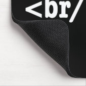 Tapis De Souris code HTML breakbeat (Coin)