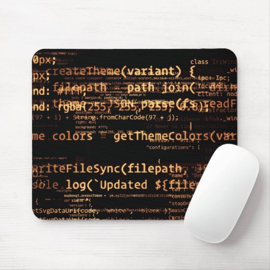 Tapis De Souris Code informatique (Avec souris)