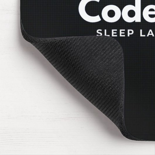 Tapis De Souris Code Maintenant, Dormez Plus Tard - Pad Souris (Coin)