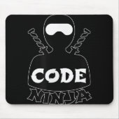 Tapis De Souris Code Ninja Computer Coding Engineer Funny Lovers (Devant)