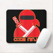 Tapis De Souris Code Ninja Computer Coding Engineer Funny Lovers (Avec souris)