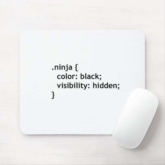 Tapis De Souris code ninja, script (Avec souris)
