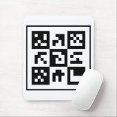 Tapis De Souris code qr (Avec souris)