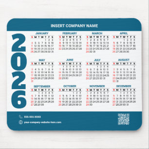 Tapis de souris Code QR Calendrier Promotionnel 20