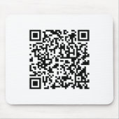 Tapis De Souris Code QR créé instantanément (en entrant votre URL) (Devant)