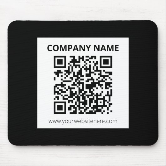 Tapis De Souris Code QR modifiable et conception personnalisée sim (Devant)