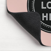 Tapis De Souris Code QR noir élégant et élégant (Coin)