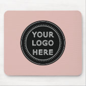 Tapis De Souris Code QR noir élégant et élégant (Devant)