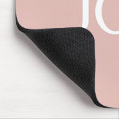 Tapis De Souris Code QR noir élégant et élégant (Coin)