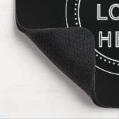 Tapis De Souris Code QR noir élégant et élégant (Coin)