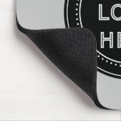 Tapis De Souris Code QR noir élégant et élégant (Coin)
