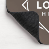 Tapis De Souris Code QR noir élégant et élégant (Coin)