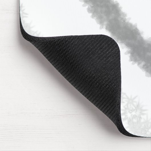 Tapis De Souris Code QR personnalisé simple ajouter votre nom logo (Coin)