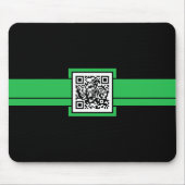 Tapis De Souris code QR professionnel : ruban vert (Devant)