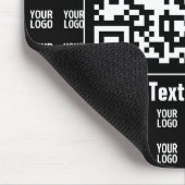 Tapis De Souris Code QR promotionnel (modifiable) avec motif de lo (Coin)