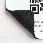 Tapis De Souris Code QR simple promotion commerciale moderne (Coin)