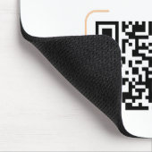 Tapis De Souris Code QR Wi-Fi gratuit simple (Coin)