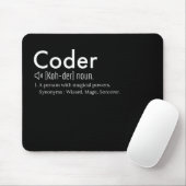 Tapis De Souris Coder Definition - Amateurs de langage de programm (Avec souris)
