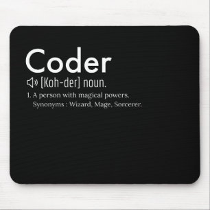 Tapis De Souris Coder Definition - Amateurs de langage de programm