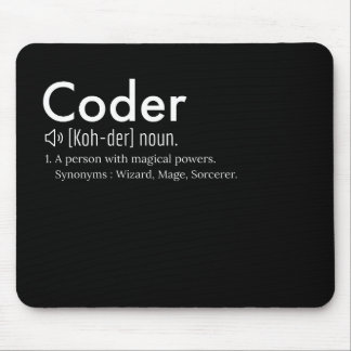 Tapis De Souris Coder Definition - Amateurs de langage de programm