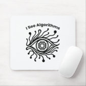 Tapis De Souris Coder Gift – Tech Eye Design – Mouse Pad (Avec souris)