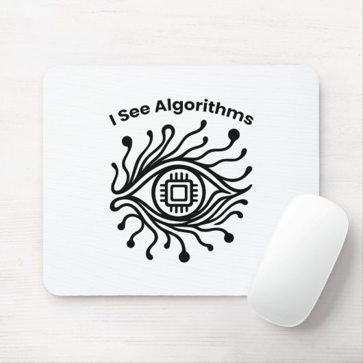 Tapis De Souris Coder Gift – Tech Eye Design – Mouse Pad (Avec souris)