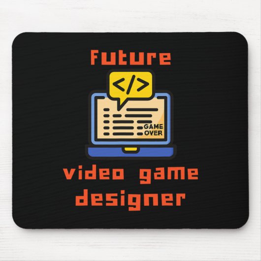 Tapis De Souris Codeur programmeur du concepteur de jeux vidéo (Devant)