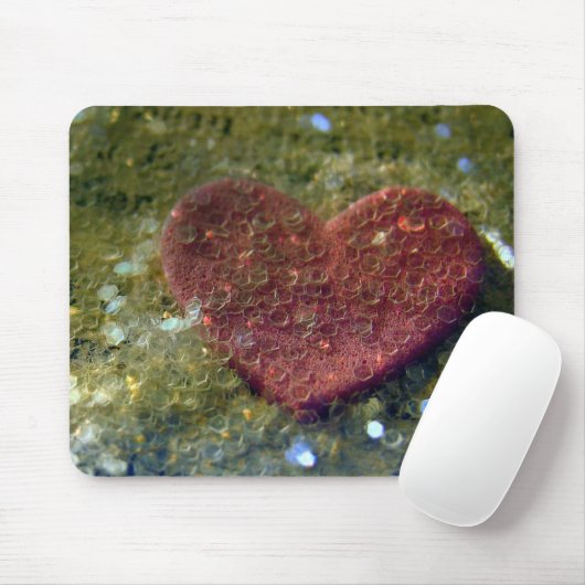 Tapis De Souris Coeur (Avec souris)