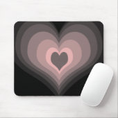 Tapis De Souris coeur (Avec souris)