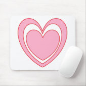 Tapis De Souris Coeur 2 (Avec souris)