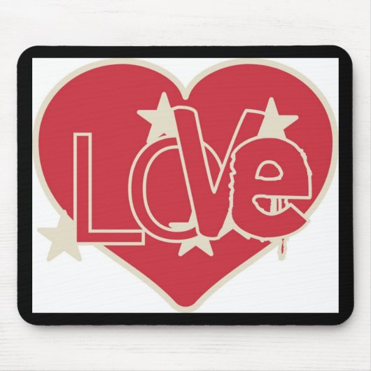 TAPIS DE SOURIS COEUR AMOUR (Devant)