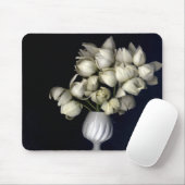 Tapis De Souris "Cœur blanc dans le noir" (Avec souris)