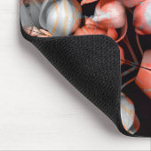 Tapis De Souris "Cœur blanc dans noir venant du soleil" (Coin)