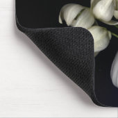 Tapis De Souris "Coeur blanc en noir" (Coin)