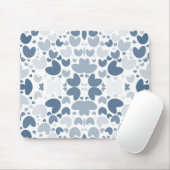Tapis De Souris Coeur bleu (Avec souris)