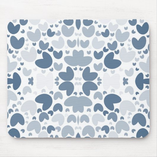 Tapis De Souris Coeur bleu (Devant)