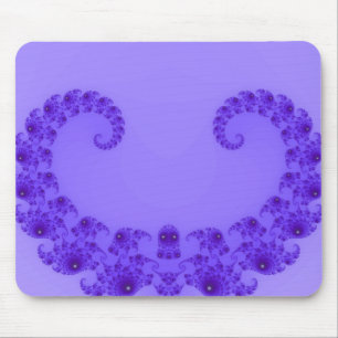 Tapis de souris Cœur Bleu Violet
