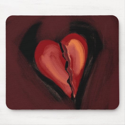 Tapis De Souris Coeur brisé (Devant)