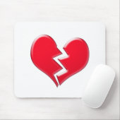 Tapis De Souris Coeur brisé (Avec souris)