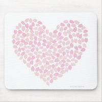 Coeur cerise en fleurs