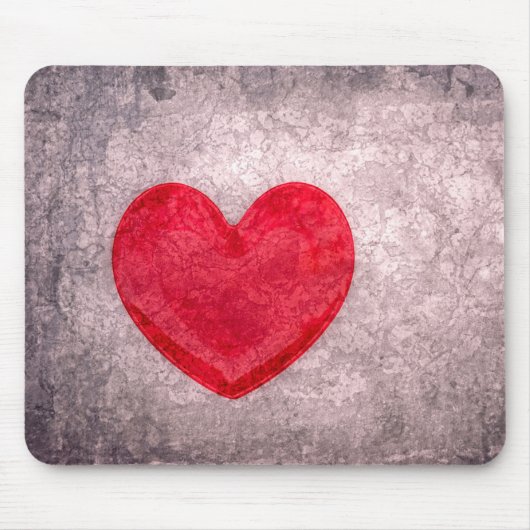 Tapis De Souris Coeur chaulé (Devant)