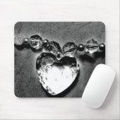 Tapis De Souris Coeur cristal (Avec souris)
