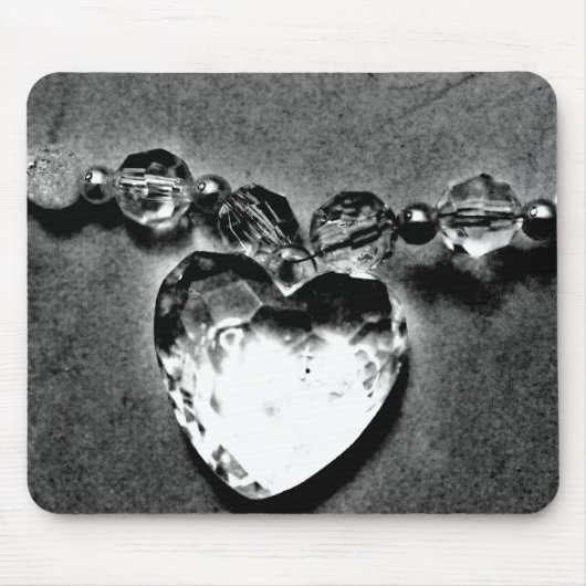 Tapis De Souris Coeur cristal (Devant)