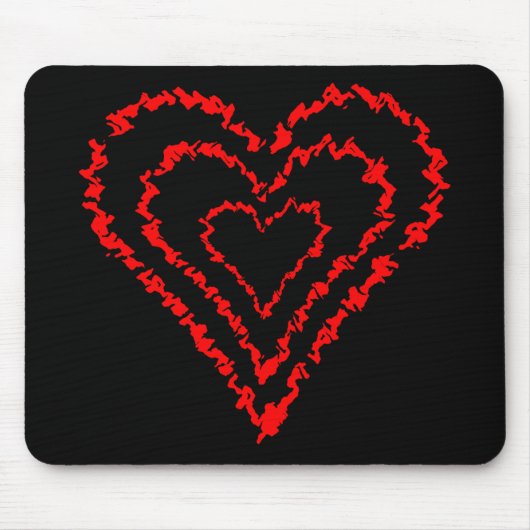 Tapis De Souris Coeur d'amour (Devant)