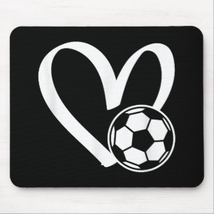 Tapis De Souris Coeur de balle de football