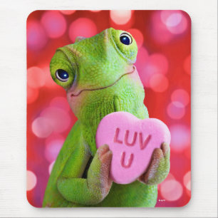 Tapis De Souris Cœur de Caméléon (Amour toi)