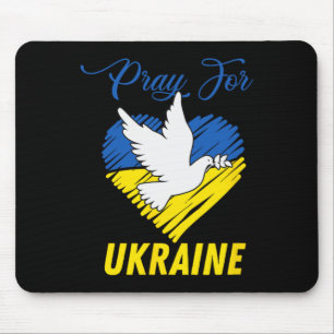 Tapis De Souris Cœur de colombe d'Ukraine