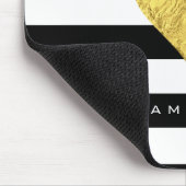 Tapis De Souris Coeur de feuille d'or (Coin)